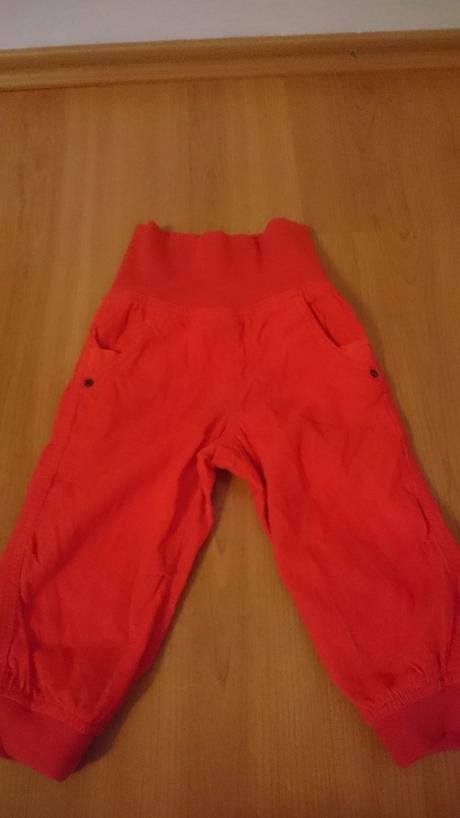 Detske mencestrove nohavice , lupilu,80