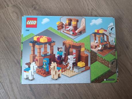 Lego minecraft 21167 trading post, 