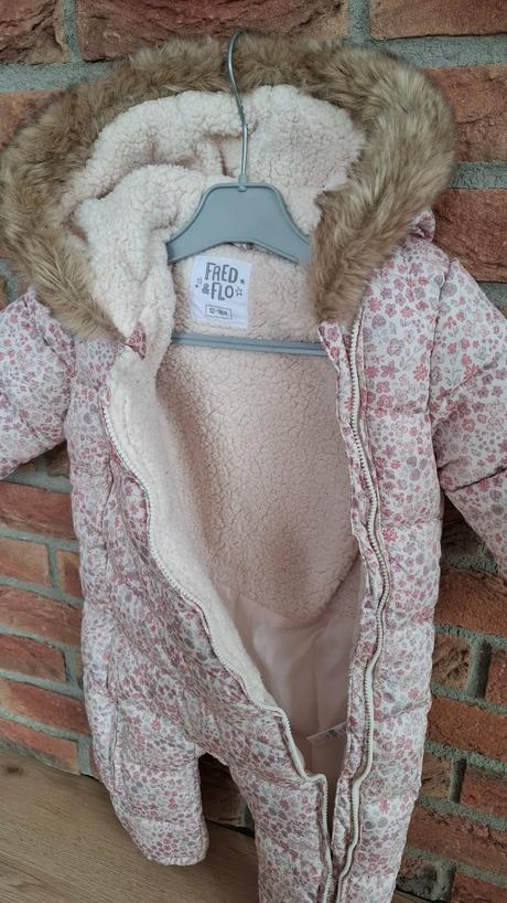 Zimny overal + rukavičky, f&f,80