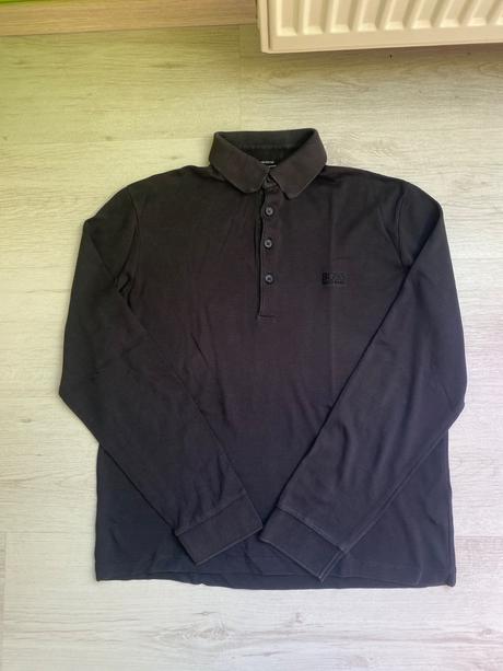 Tmavošedá polokošeľa hugo boss/s, hugo boss,s
