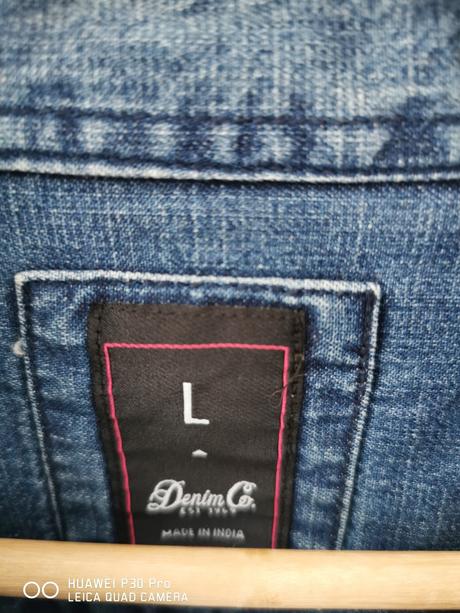 Pánska rifľová košeľa, denim co,l