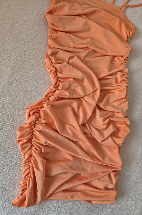 Asymetrické šaty na ramienka, xs