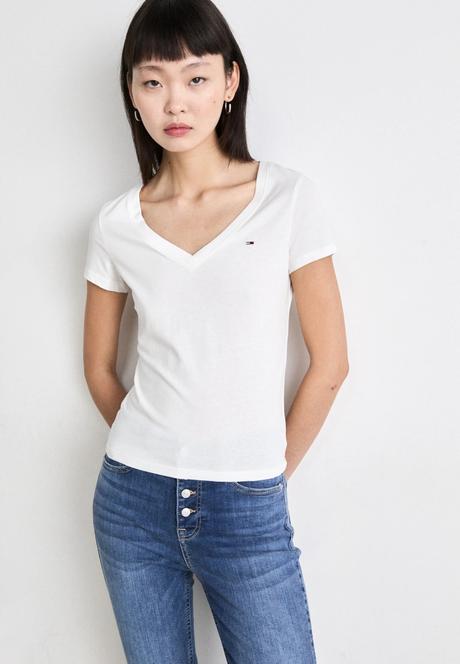Nenosené tommy hilfiger original tričko s visačkou, tommy hilfiger,s