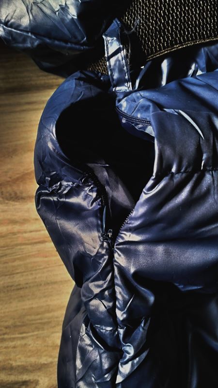 Tmavo modrá dlhá vetrovka, 158 / 164 / 170 / m / s