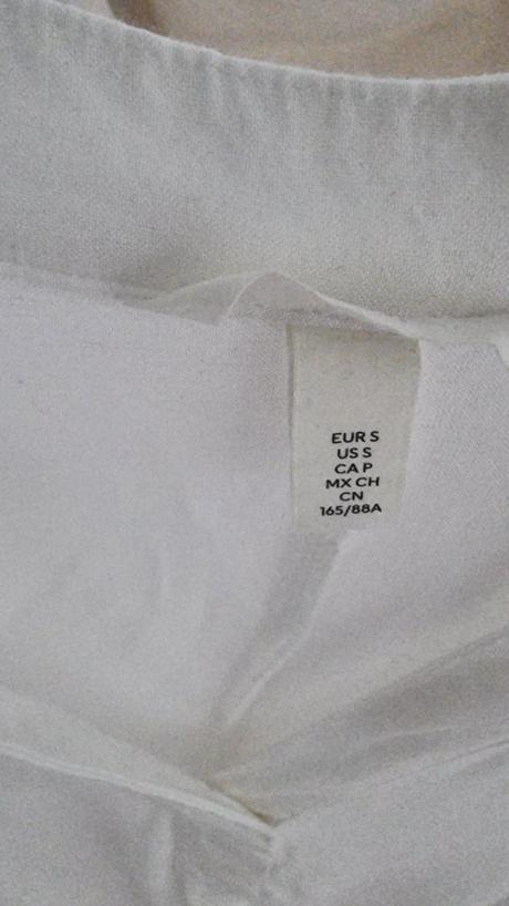 Ľanové šaty, h&m,s