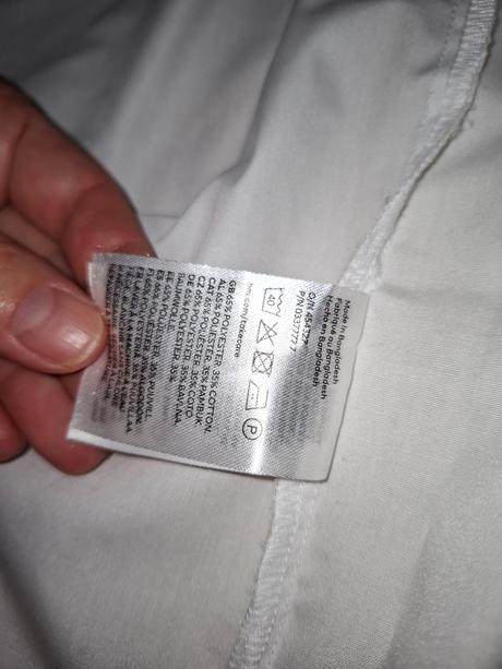 Biela kosela, h&m,152