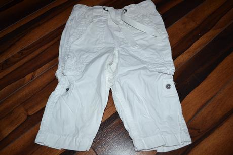 Biele letne roll - up gate, h&m,68