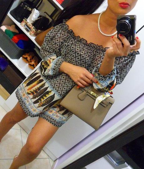 Krásna tunika s pierkami, l