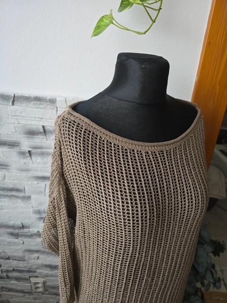 Dierkovaný pulover xl, xl