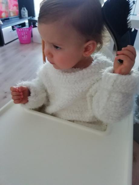 Nadherny biely hrubý pulóver f&f - 98/104, f&f,98