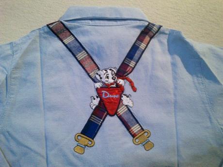 Košeľa zn.dune s vyšitými trakmi, 122