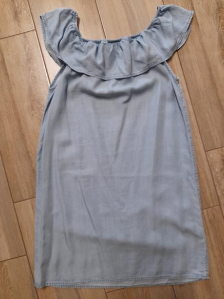 Riflové šaty, h&m,158