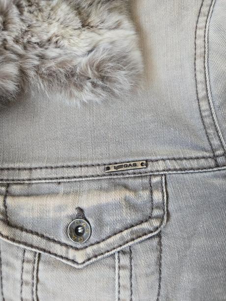 Kožušinová rifľová bunda gas, m