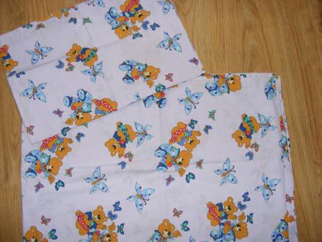 Fialove obliecky s mackami, šírka (cm): 90,dĺžka (cm): 130