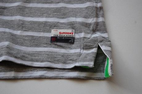 Pánske polo tričko superdry the breton stripe, superdry,xl