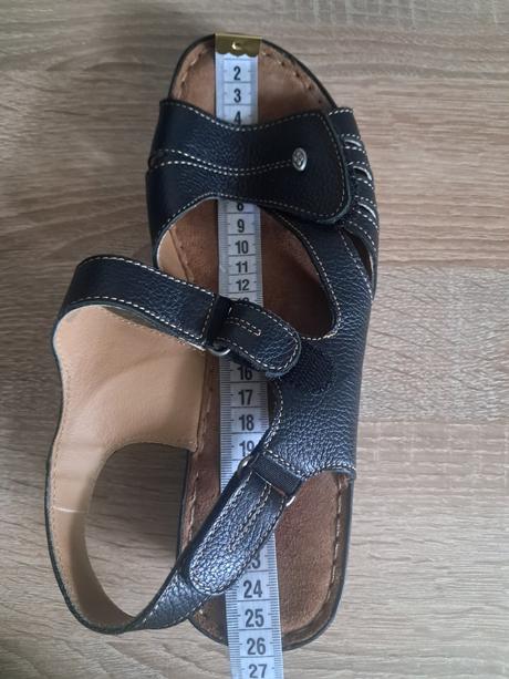 Kožené sandále 39, 39