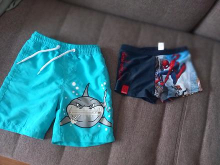 Plavky spiderman +žralok, dopodopo,122