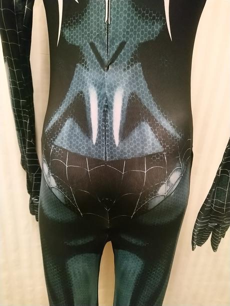 Kostým spider woman čierny, overal, xs, s, m, 