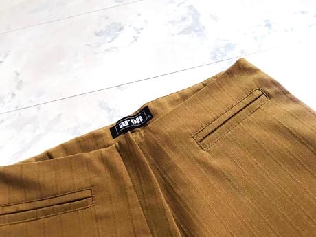 Rozšírené nohavice s vysokým pásom, l