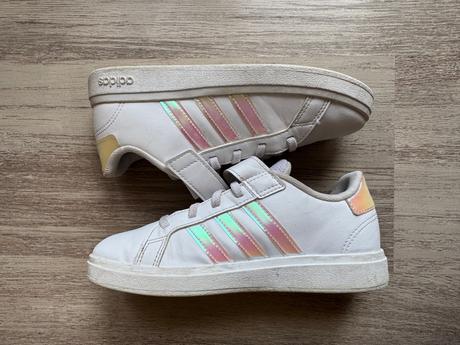Adidas biele dievčenské 33, adidas,33