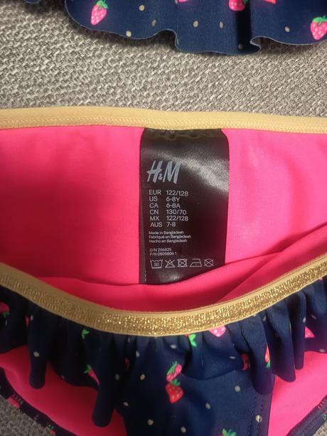 Dvojdielne plavky, h&m,122