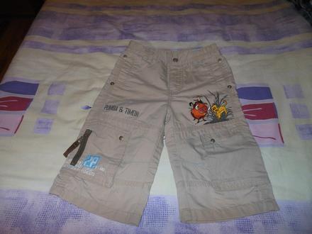 Béžové kraťasky c&a disney leví kráľ 98, c&a,98