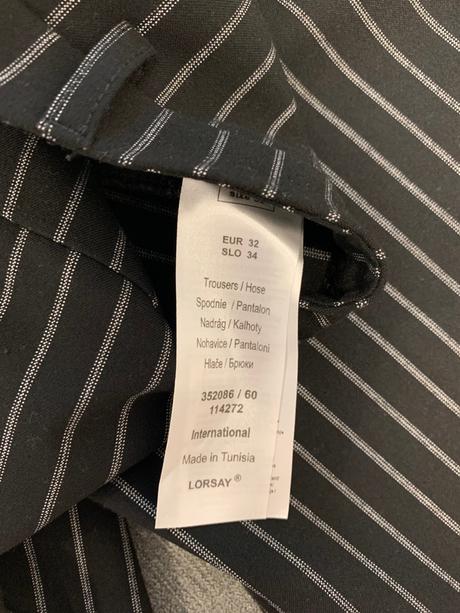 Orsay čierne nohavice na zips veľk.32, orsay,32
