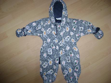Pekna zimna kombinezka s rukavickami - 3-6 mesiaco, ladybird,68