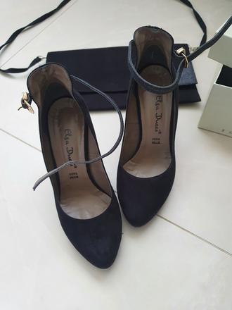 Elegantné topánky s kabelkou elsa ducci, 38