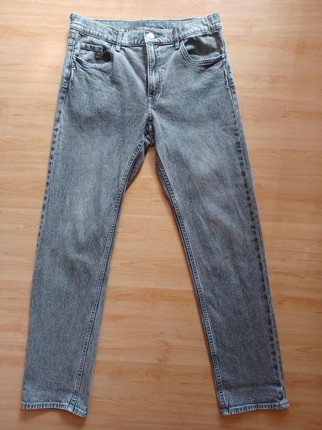 Šedé rifle h&m, h&m,170
