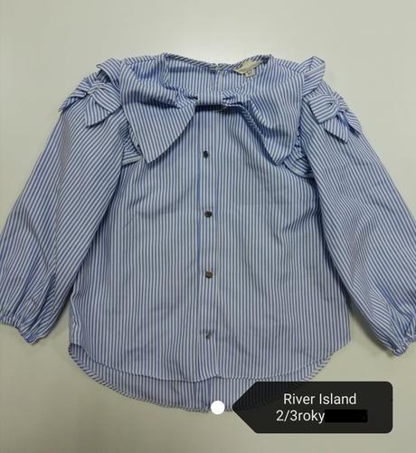 Blúzka košeľa s mašľou, river island,98