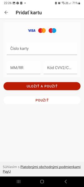 Je bezpečné zadávať číslo karty v aplikácii?