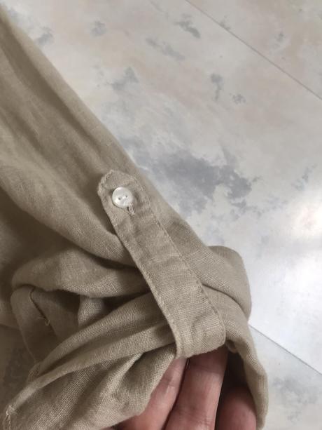 Ľanová voľná košeľa, xl