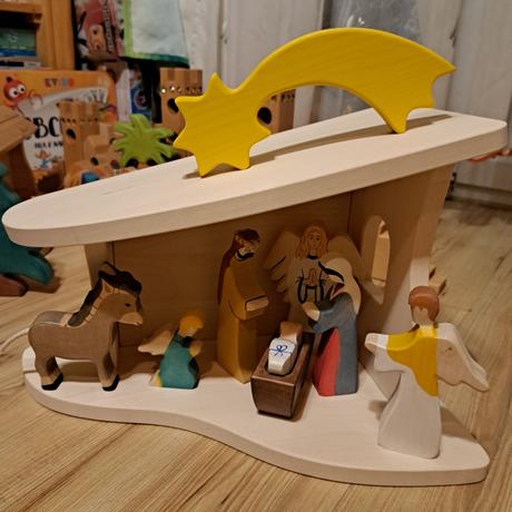 Drevené zvieratká, farma, betlehem holztiger, 