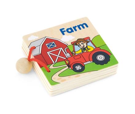 Moja prvá drevená knižka farma,