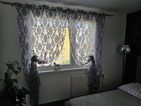 Záclona s ornamentom 2ks,