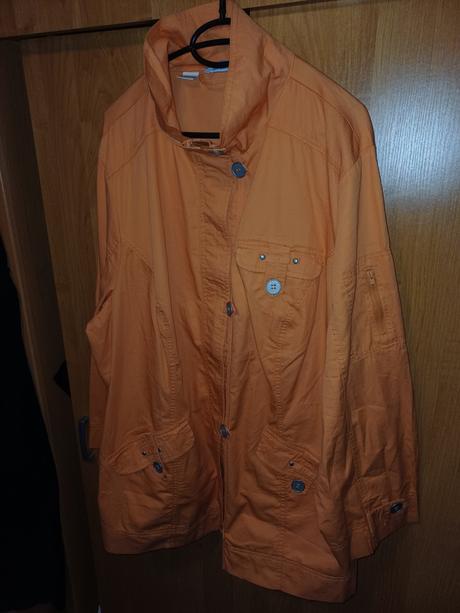 Damska oranžová prechodná bunda xxxl, xxxl