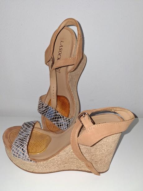 Kožené sandálky lasocki pc 59 eur 1x obuté, lasocki,38