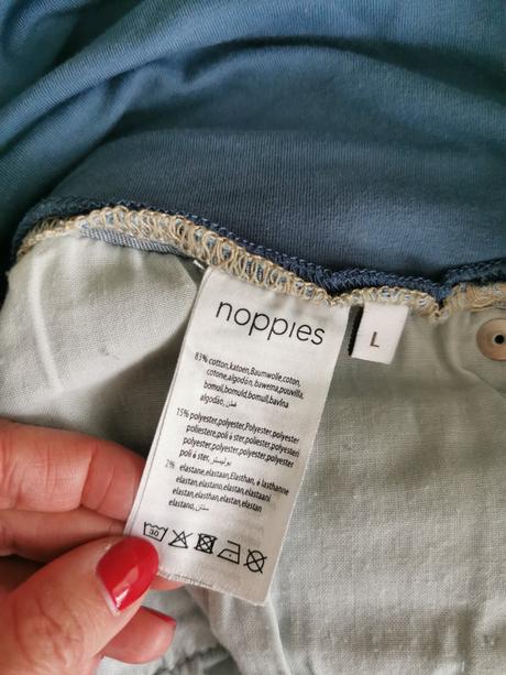 Tehotenská riflová sukňa noppies, nenosená, l