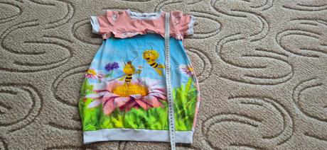 Tunika/šaty s včielkou majou a vilkom, 116