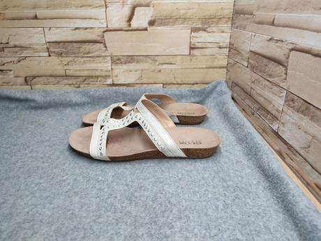 Geox 37 - kožené dámske šľapky, geox,37