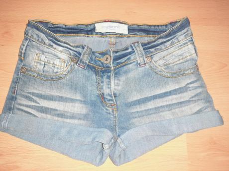 Rifľové šortky, fishbone,s