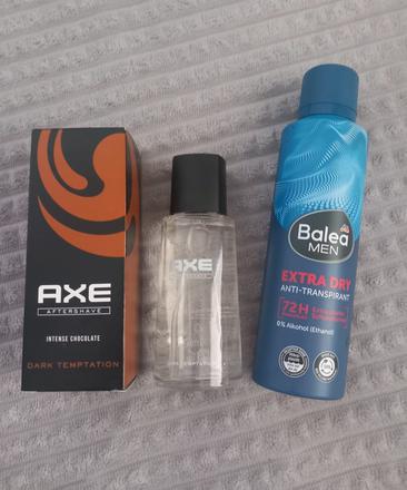 Voda po holení a antiperspirant, 