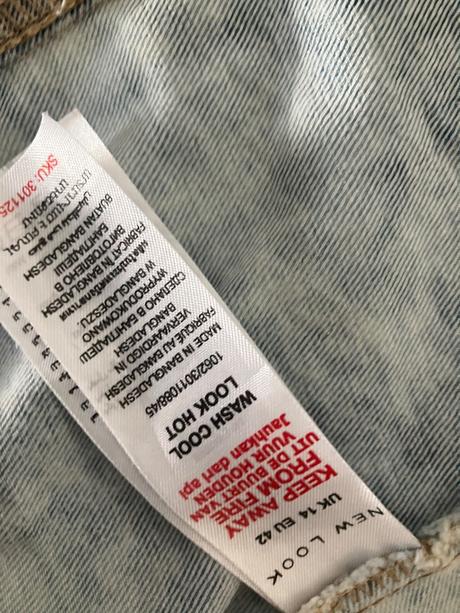 Riflová bunda, new look,42