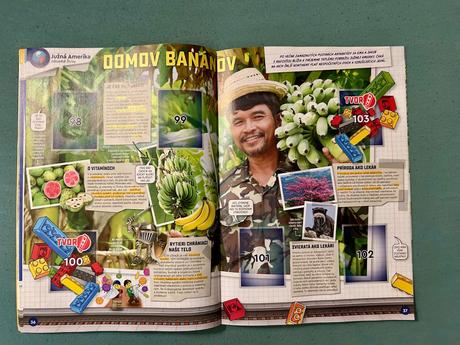 Zberateľský časopis lego/coop+nálepky, 