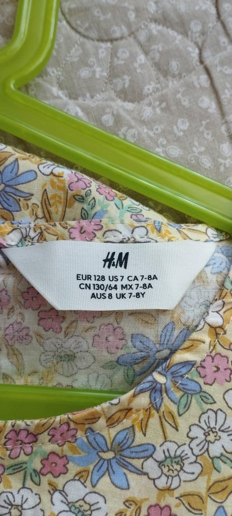 Dievčenské šaty, h&m,128