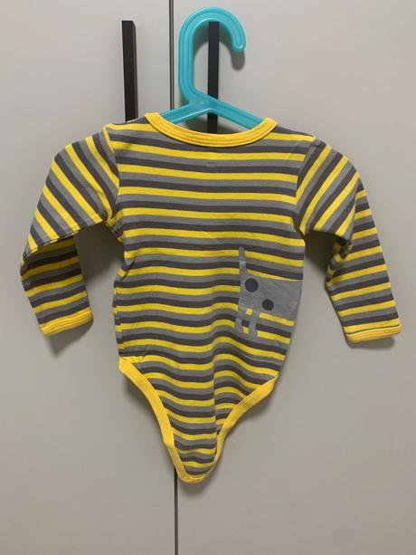 2ks detské body s dlhým rukávom, 80