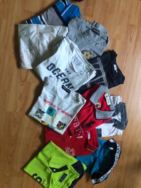 Trička 8-9r+, armani,122