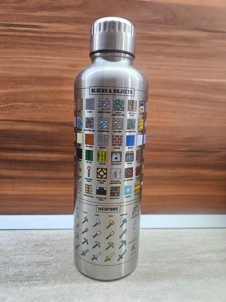 Nerezová fľaša minecraft, 