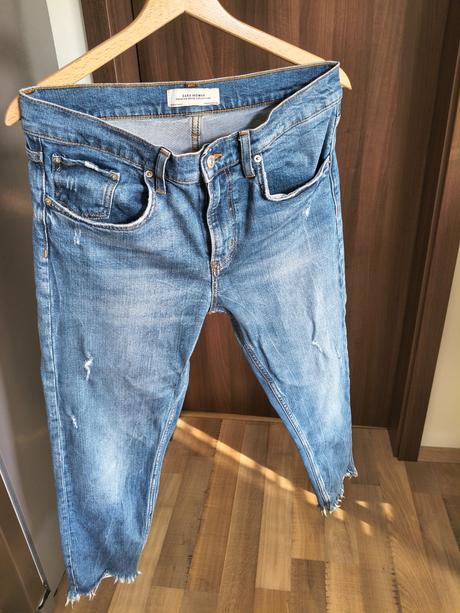 Zara relaxed fit džínsy m-l, zara,l